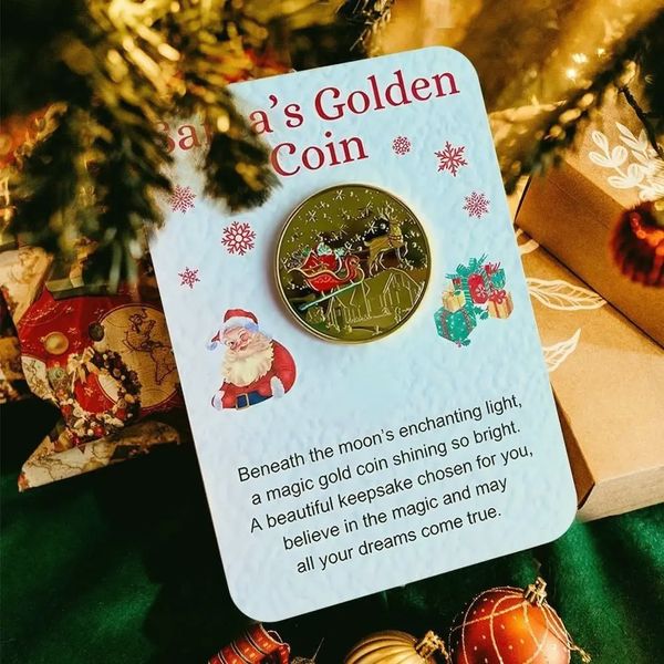 🎅Santa Gold Coins for Christmas Eve Boxes