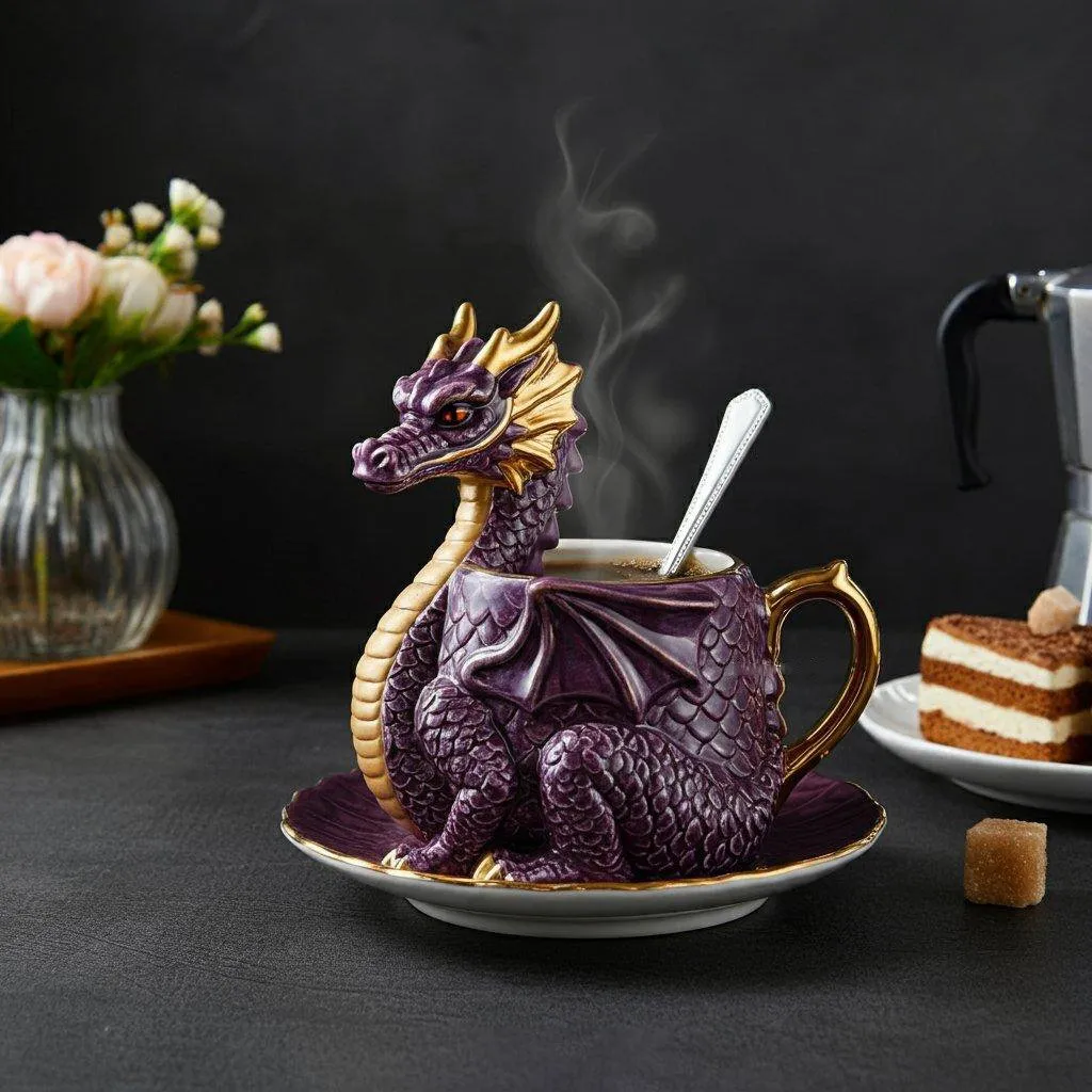 🐉☕️Dragon Shaped Coffee Cup