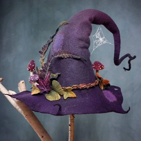 🎃Halloween Party Felt Witch Hats