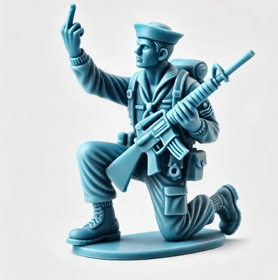 🤣Funny Green Army Men