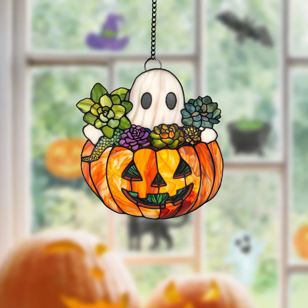 🤣Funny Middle Finger Ghost Window Decor👻