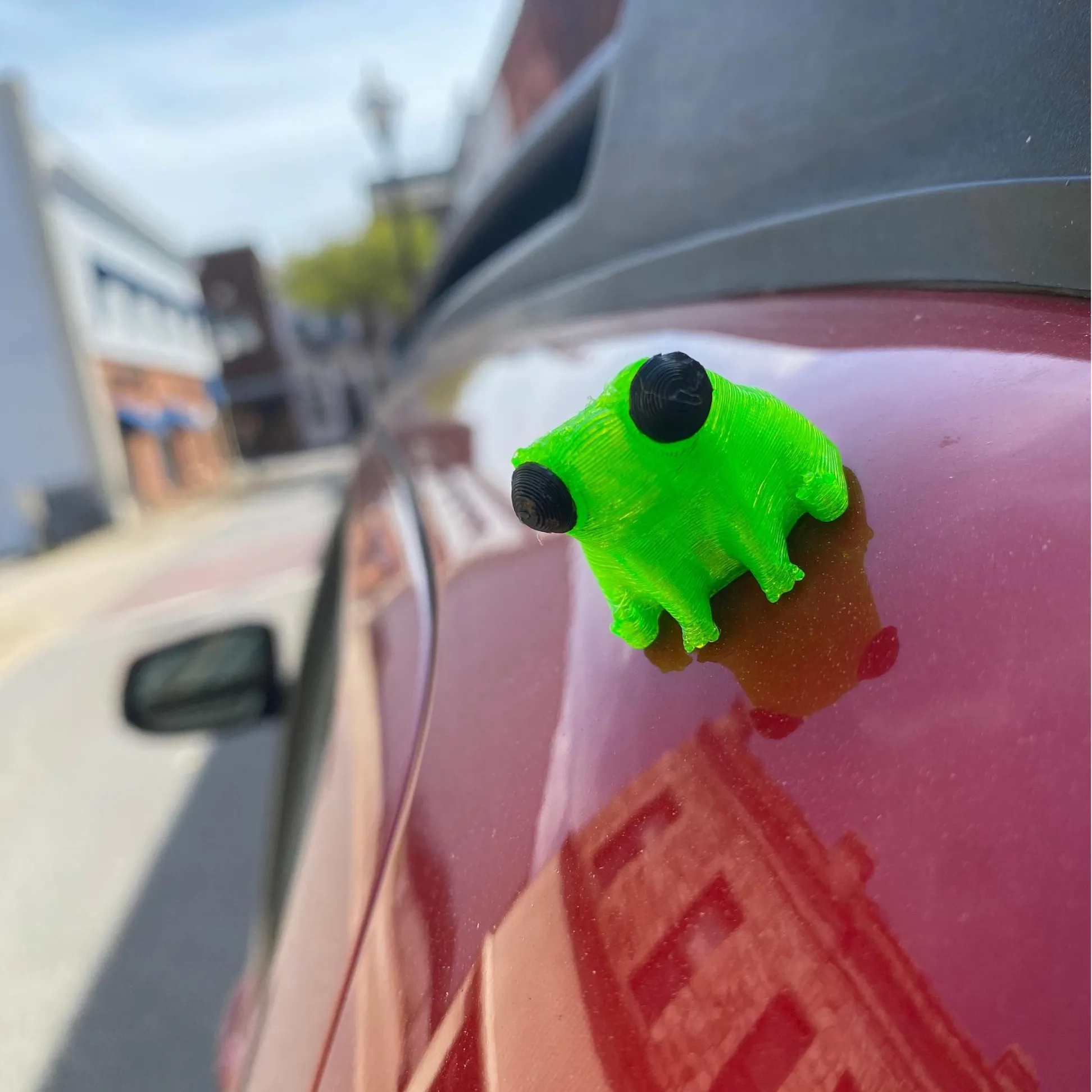 Just A Lil Dude Frog Magnet