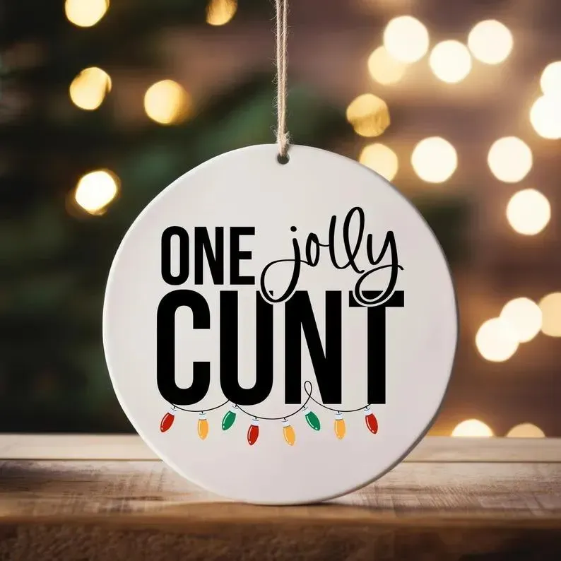 🤣Funny Adult Christmas Ornament🎄
