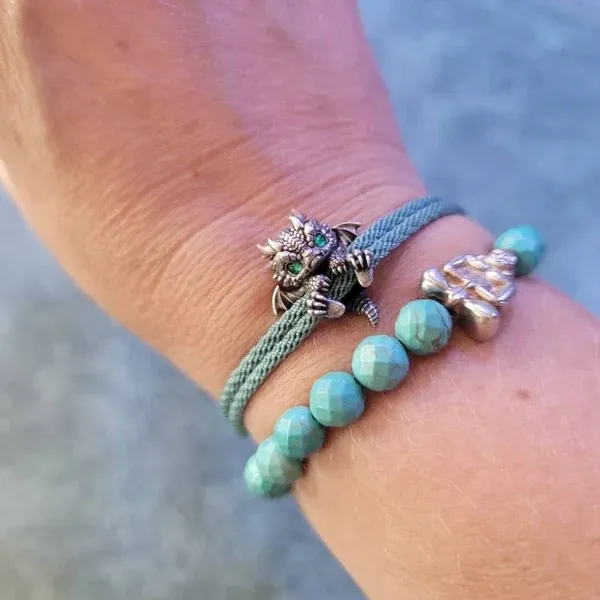 🐲🎁Cute Silver Dragon Bracelet