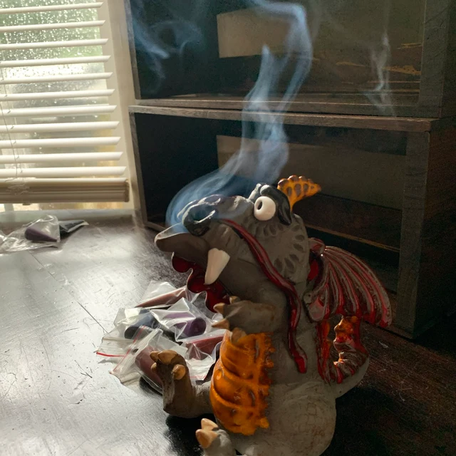 🐲Handmade Fantasy Dragon Incense Burner
