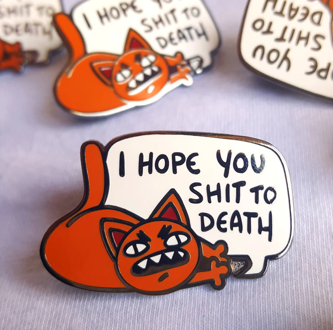 Rebellious Kitten Pin