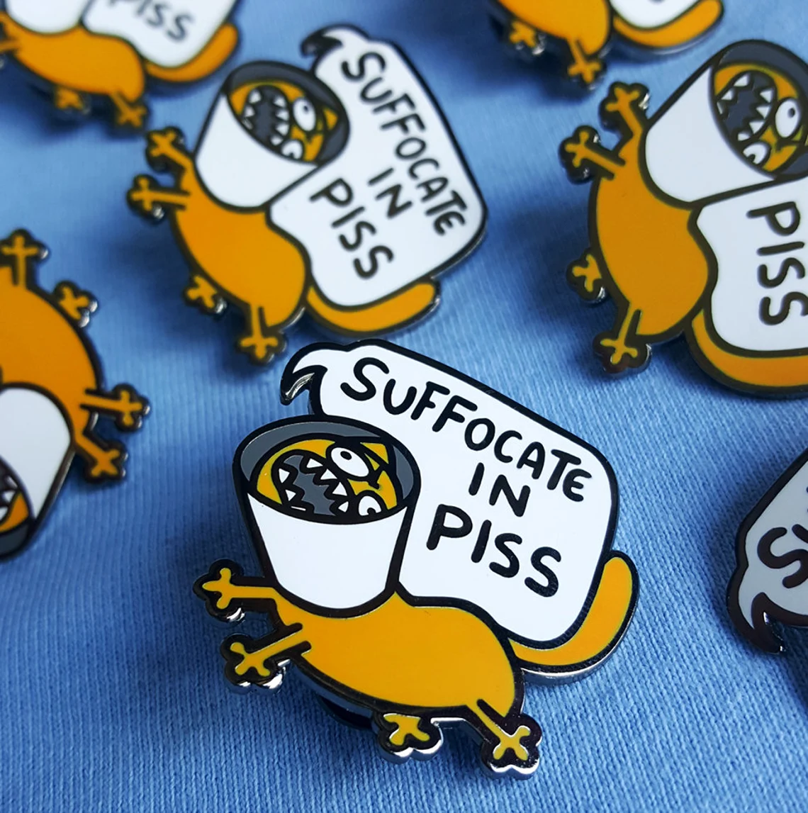 Rebellious Kitten Pin