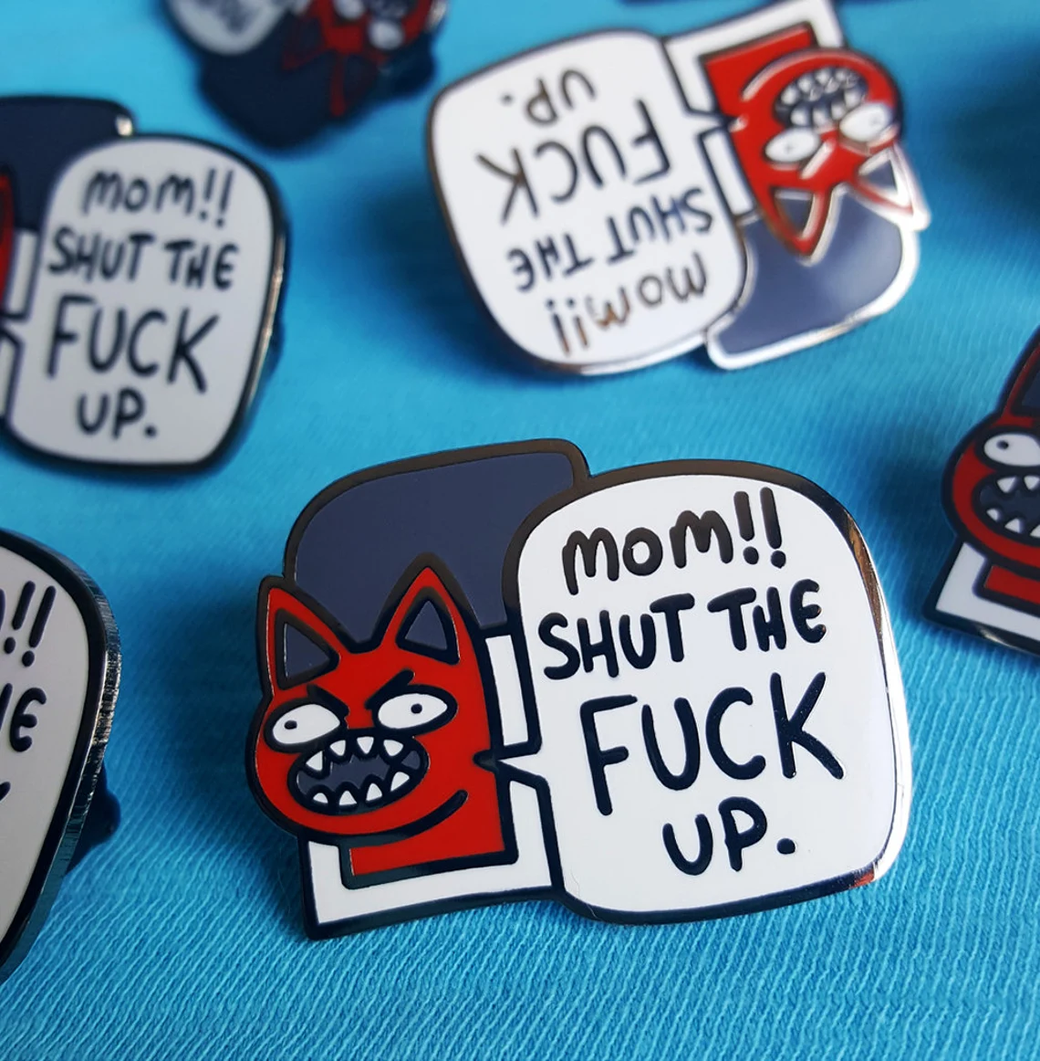 Rebellious Kitten Pin