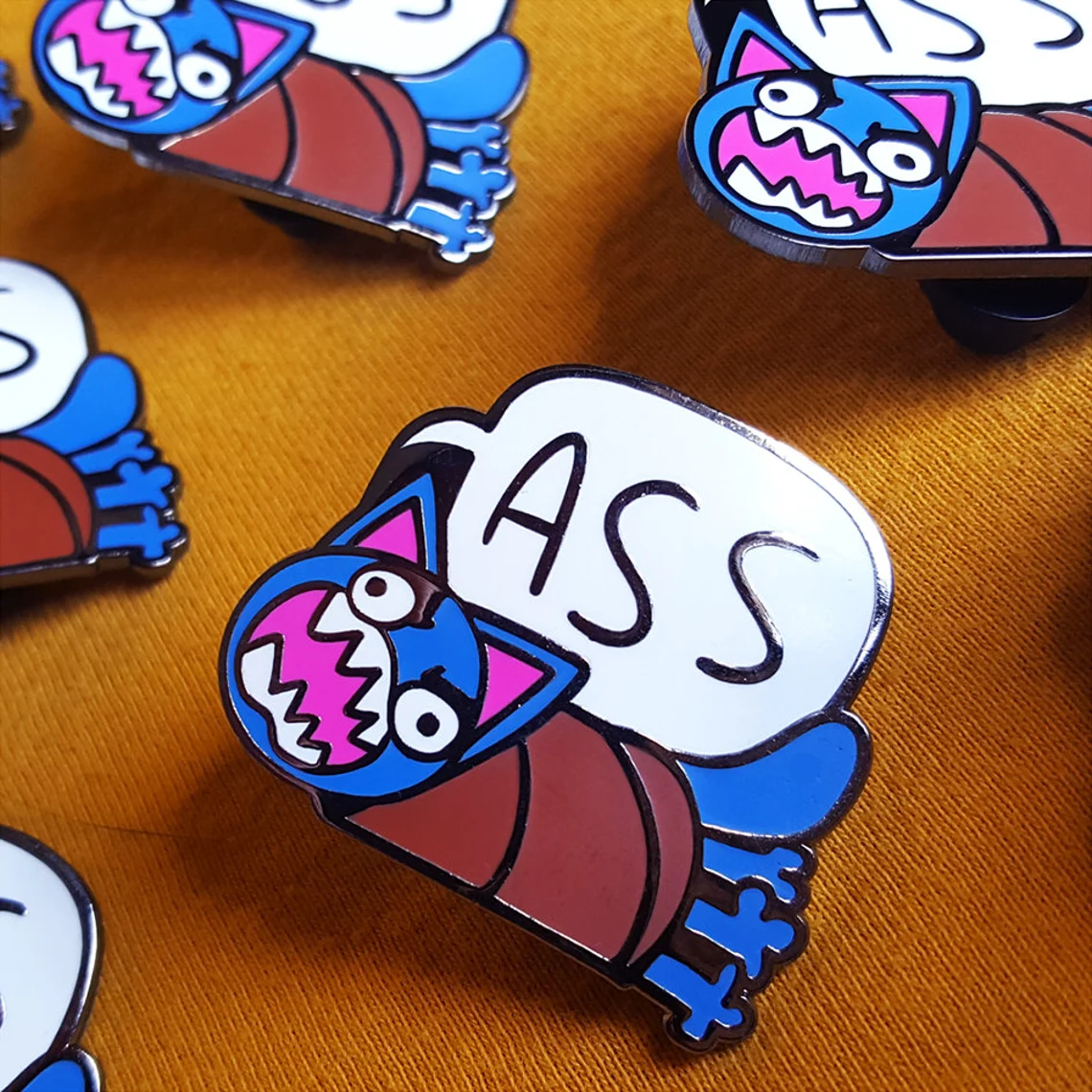 Rebellious Kitten Pin