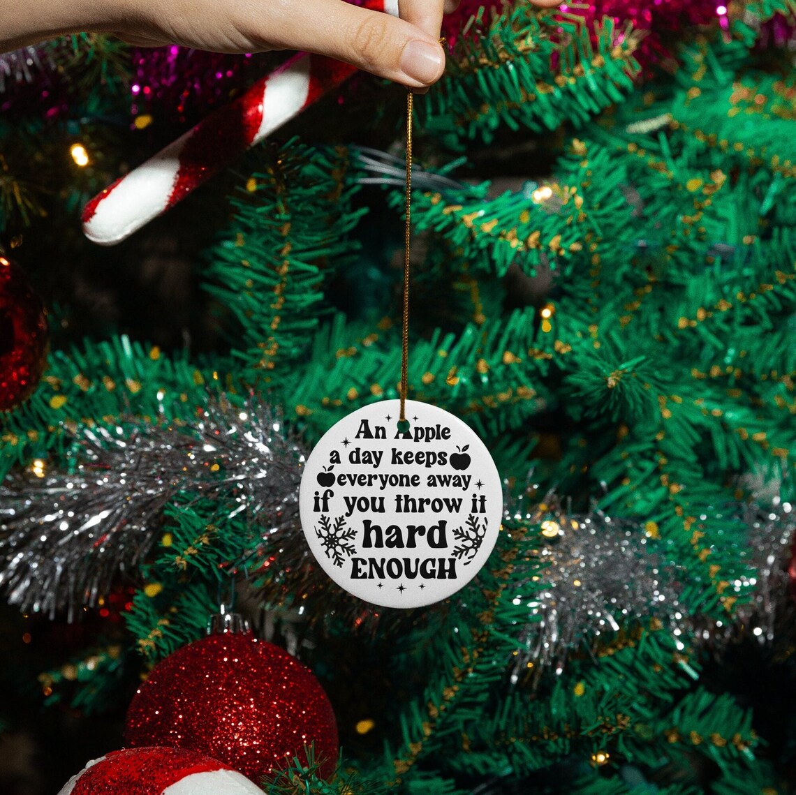 Fun Round Christmas Ornaments