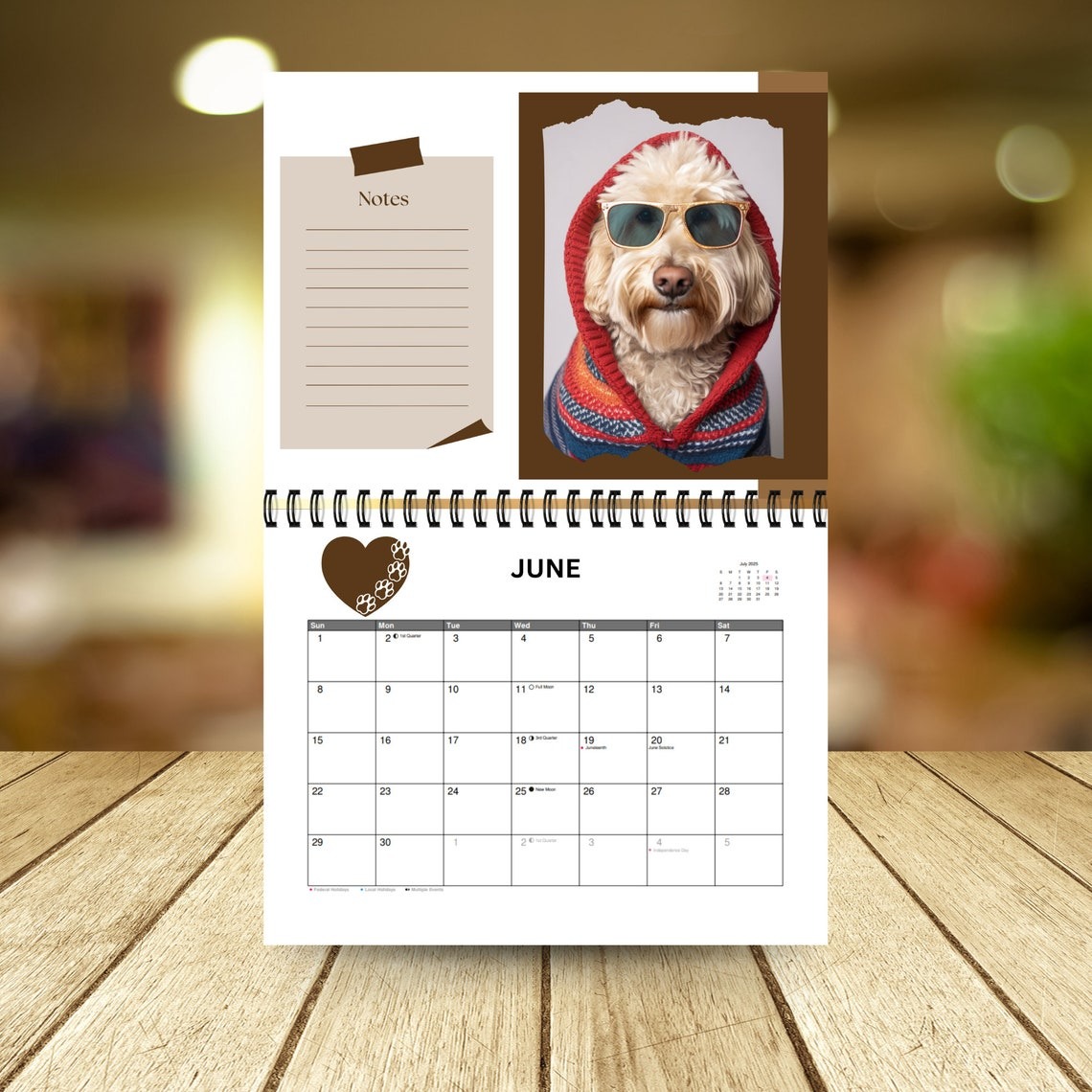2025 Dog Calendar