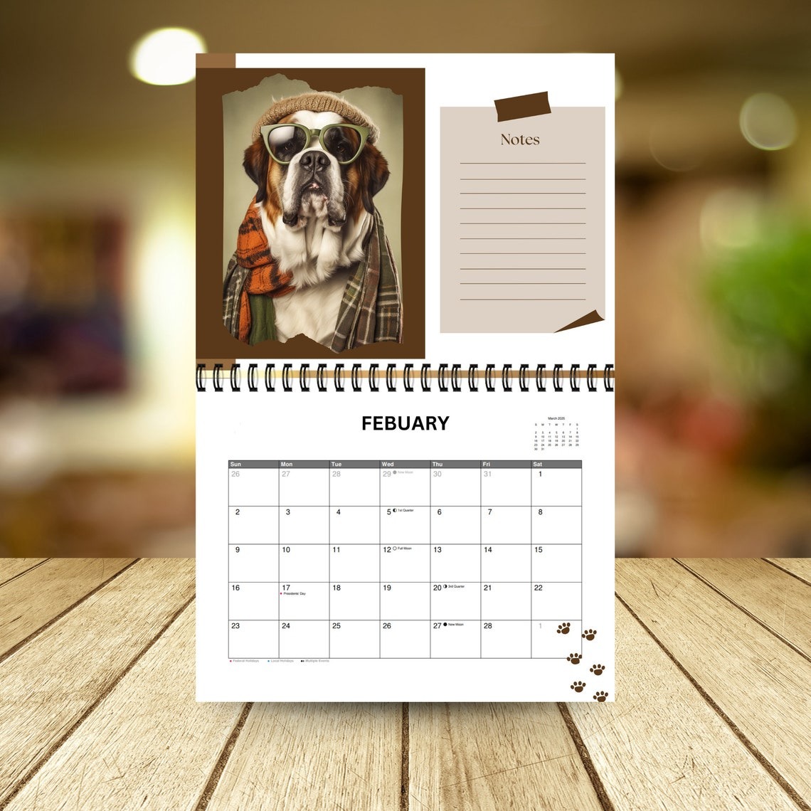 2025 Dog Calendar