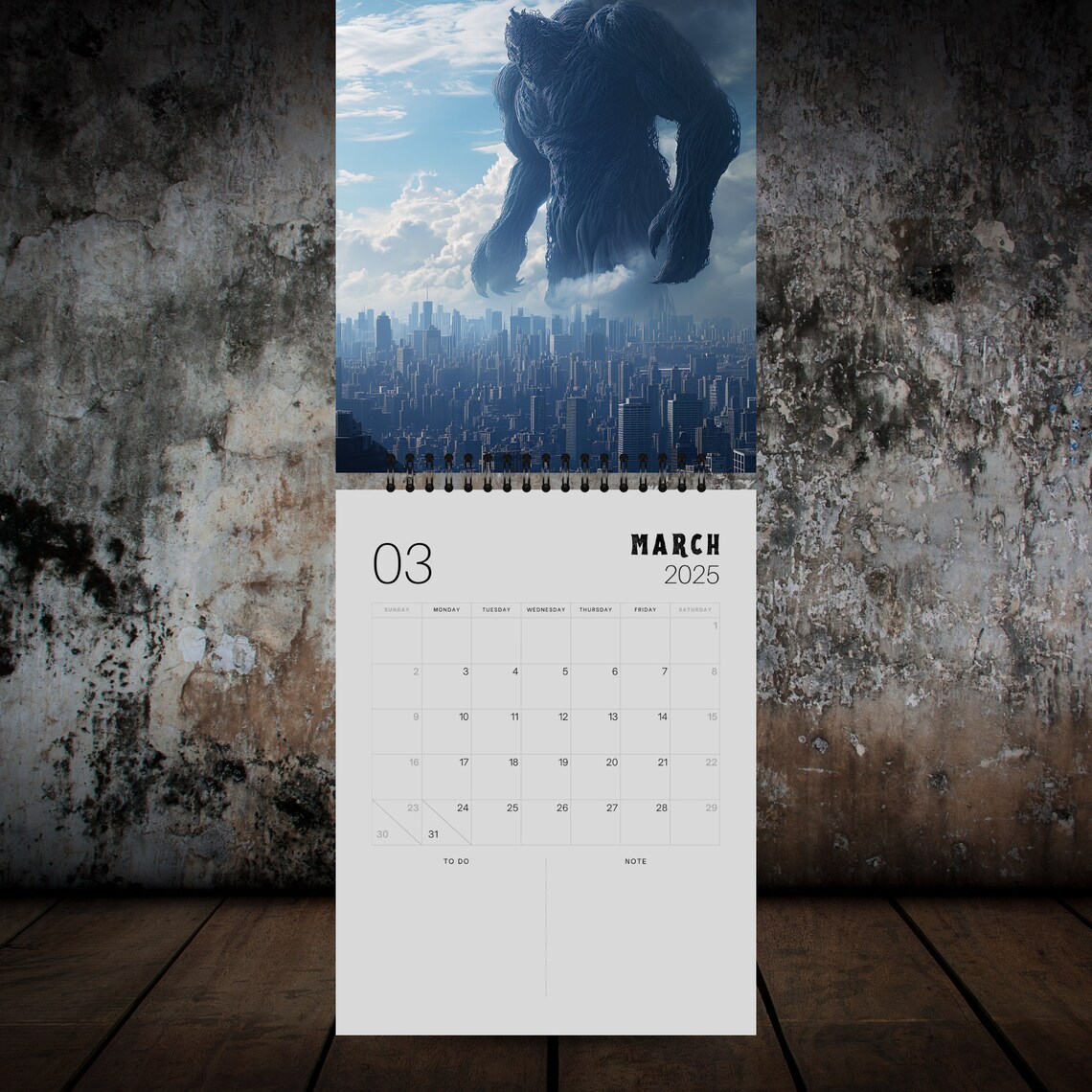 😱2025 Monster Calendar👹