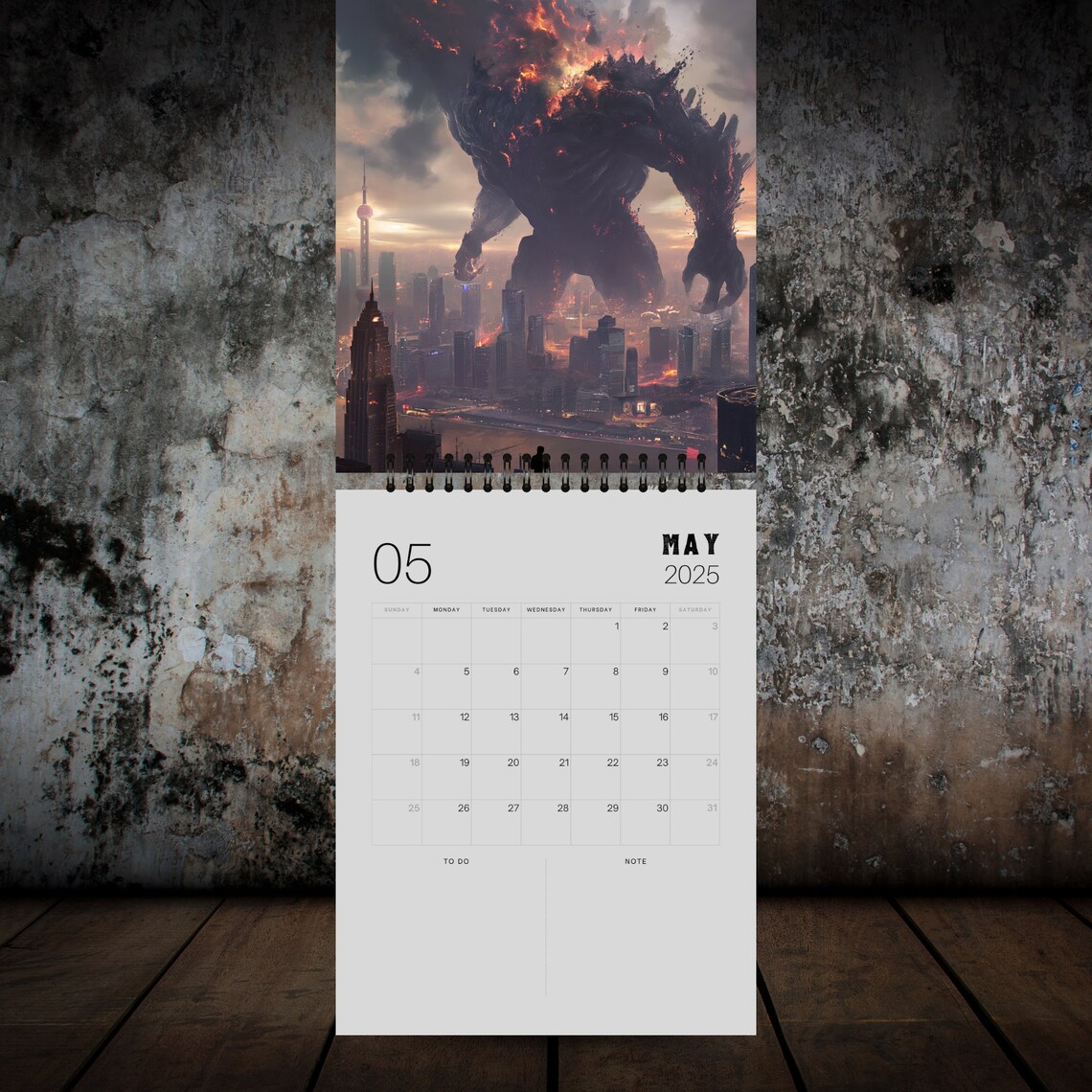 😱2025 Monster Calendar👹