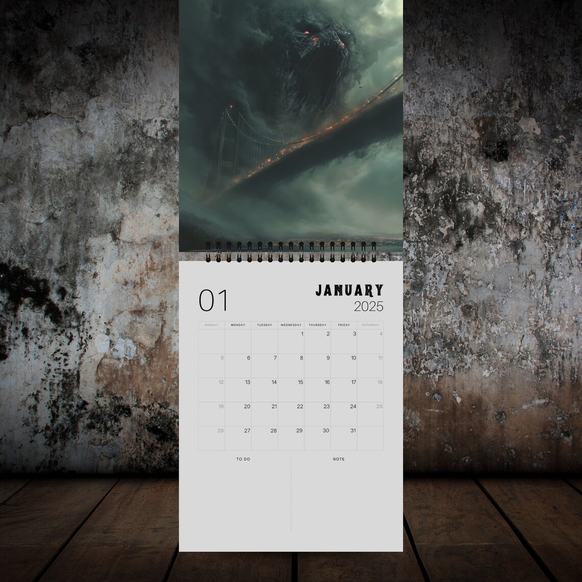 😱2025 Monster Calendar👹