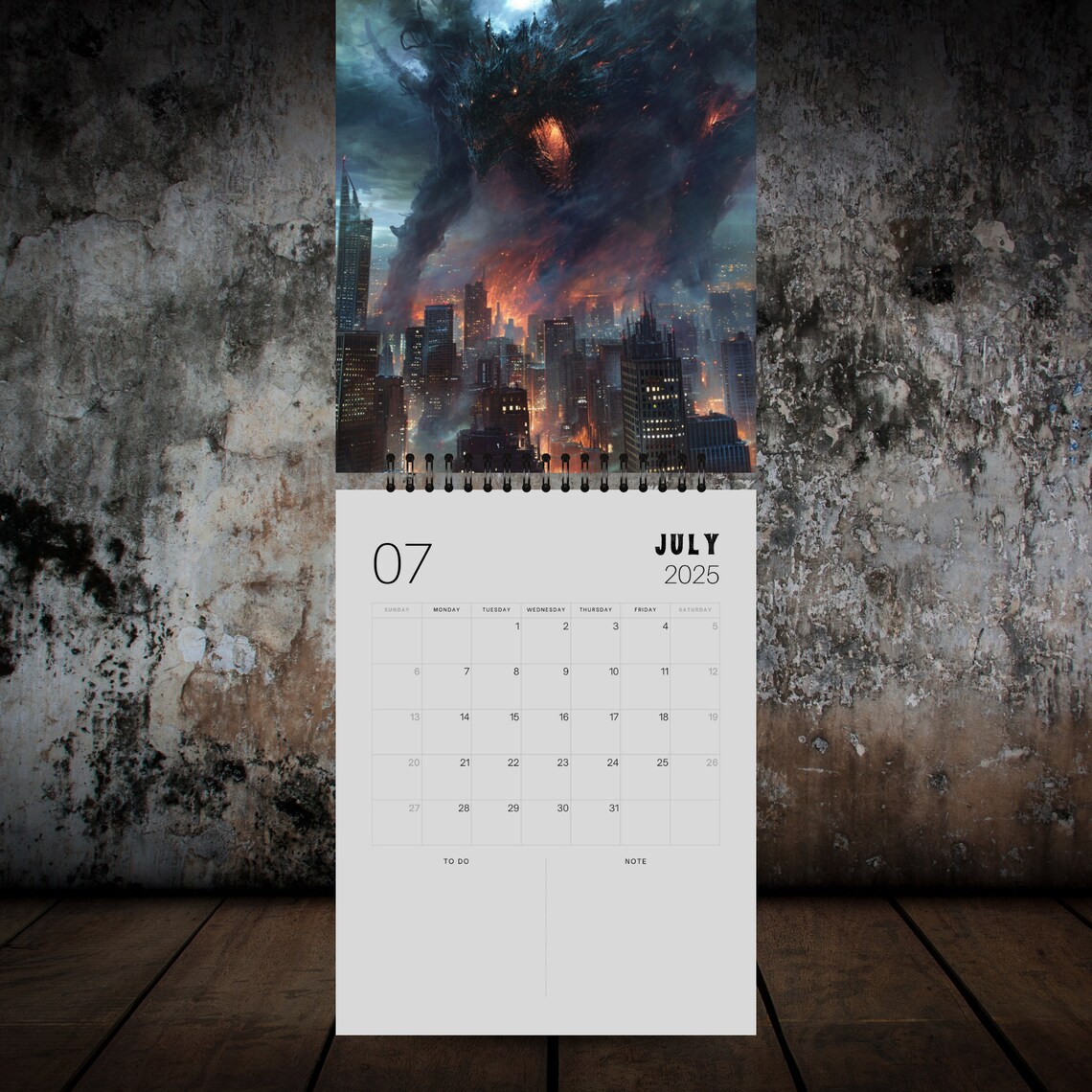 😱2025 Monster Calendar👹