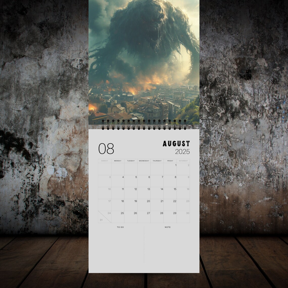 😱2025 Monster Calendar👹