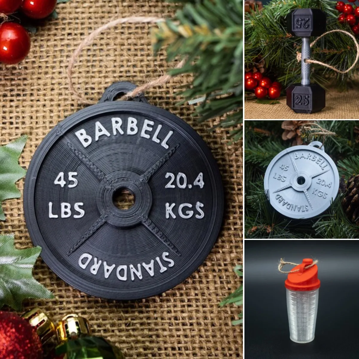 3D Printed Fitness Ornament
