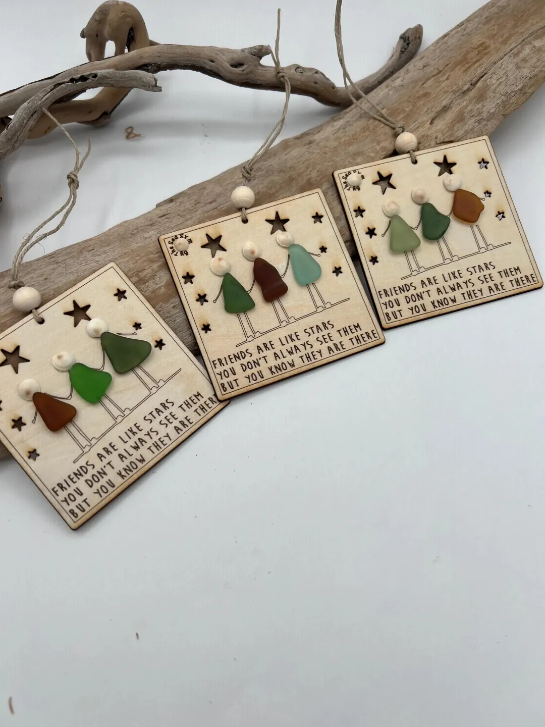 🌊Friendship Sea Glass Ornament 🎁