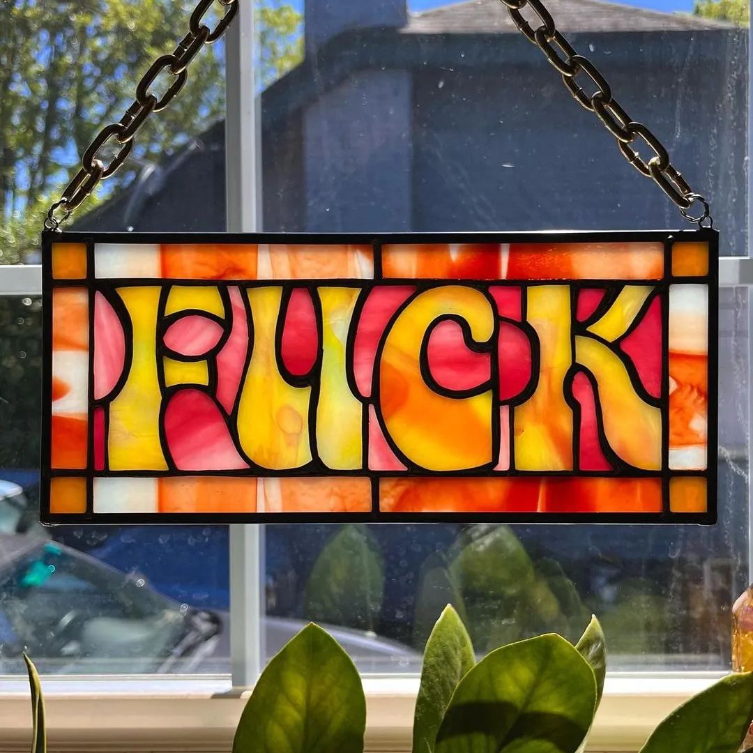 ✨Hot Sale 50% OFF--🤣F*CK Suncatcher