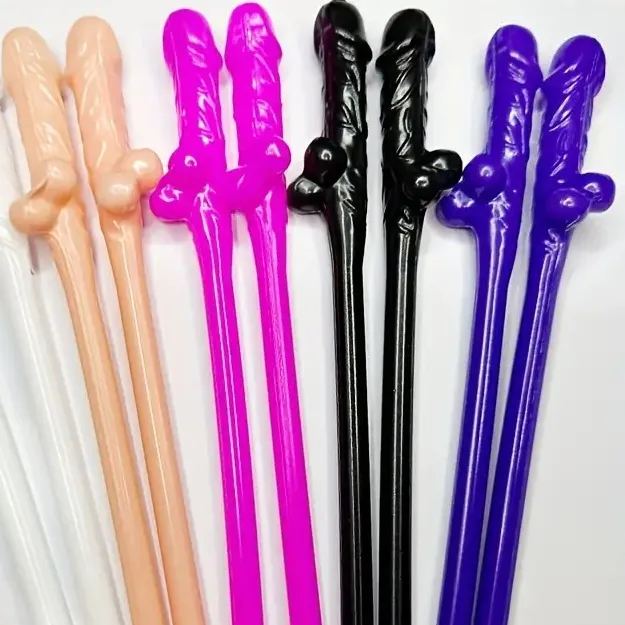 🤣Bachelor Party Funny Straw🥳