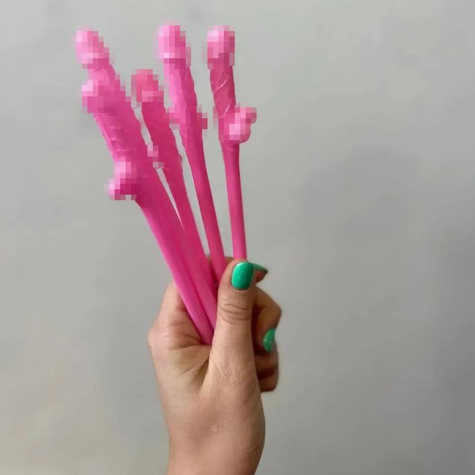 🤣Bachelor Party Funny Straw🥳