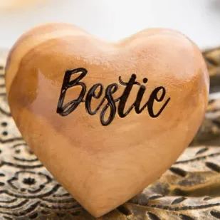 💖Pocket Hug Wooden Heart Token-Unique Gift