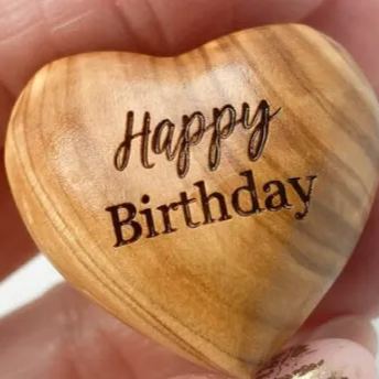 💖Pocket Hug Wooden Heart Token-Unique Gift