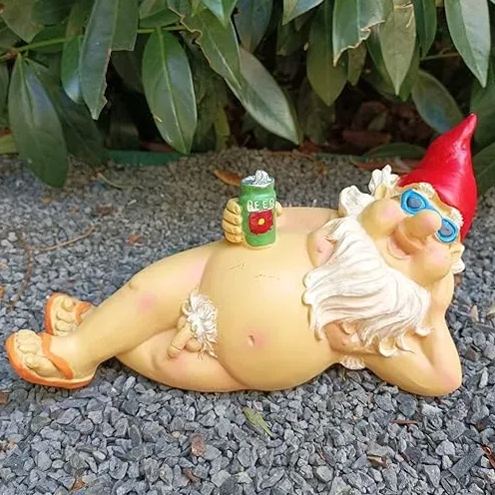 ✨Hot Sale-Naughty Garden Gnome Funny Statue