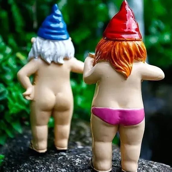 ✨Hot Sale 50% Off✨Naughty Garden Gnome Funny Statue
