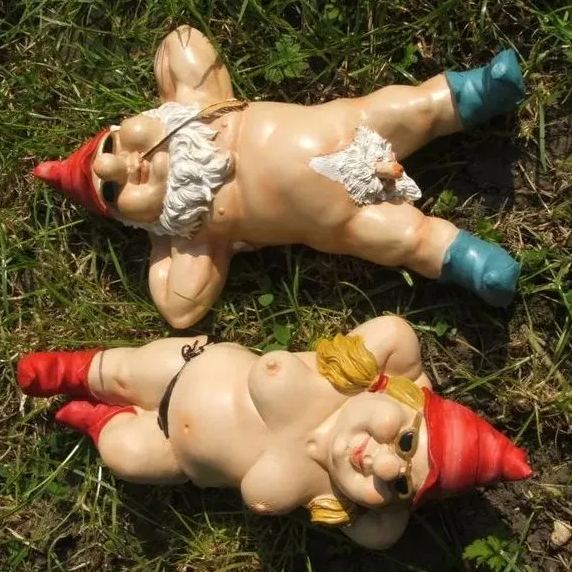 ✨Hot Sale 50% Off✨Naughty Garden Gnome Funny Statue
