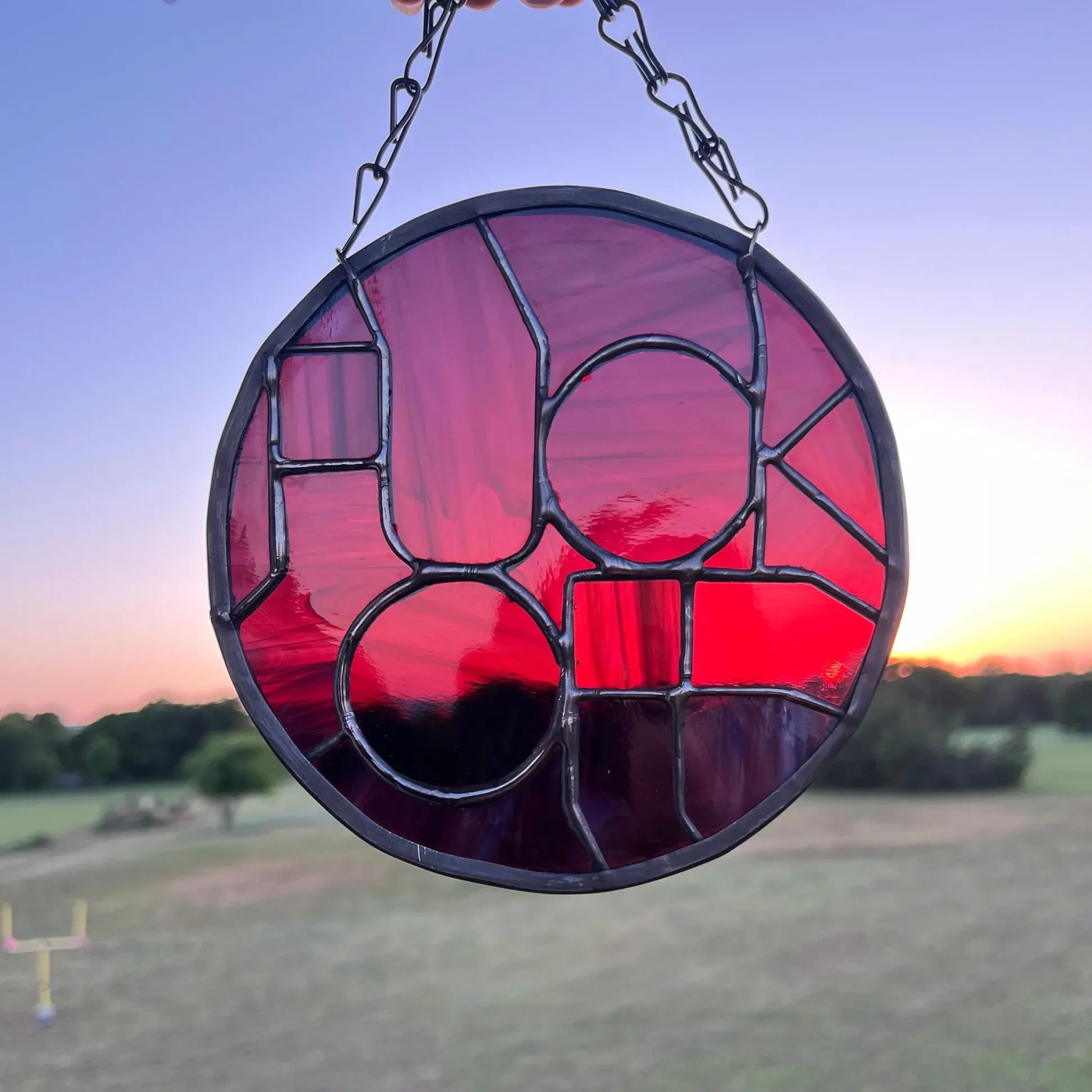🤣Funny Saying F OFF Stained Glass Hanging