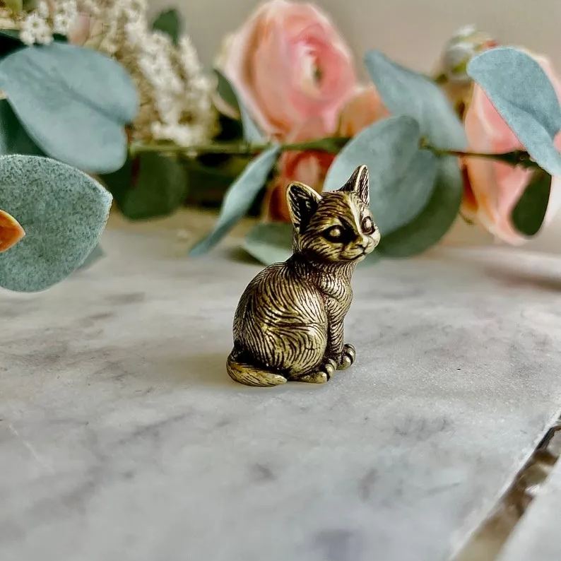 🔥49% Off🔥Mini Animal Model Figure Toy Mini Cat 🐱🔥Buy 3 Get 1 Free🔥
