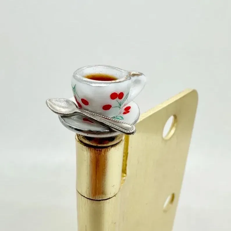 ☕Tea Cup Hinge Head Decoration