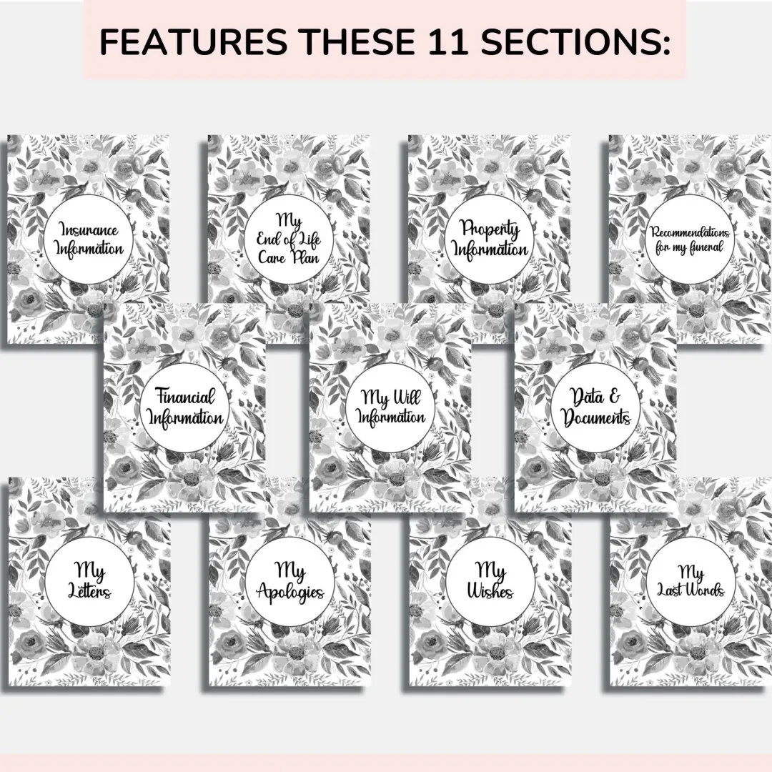 💖Sorry, it's Your Problem Now , End Of Life Planner