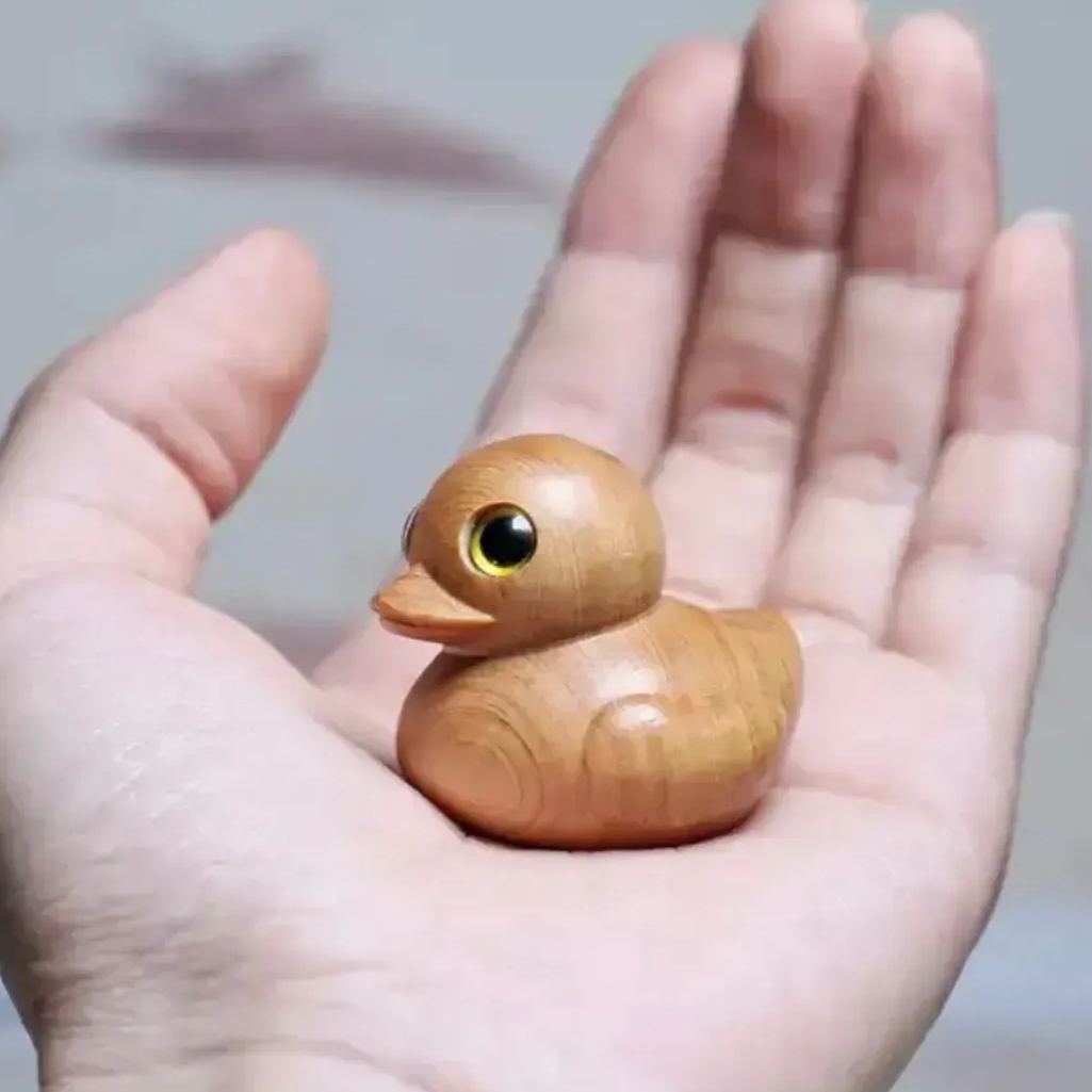 🦆Handmade Wooden Rubber Duck✨