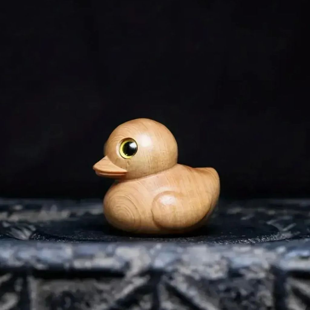 🦆Handmade Wooden Rubber Duck✨