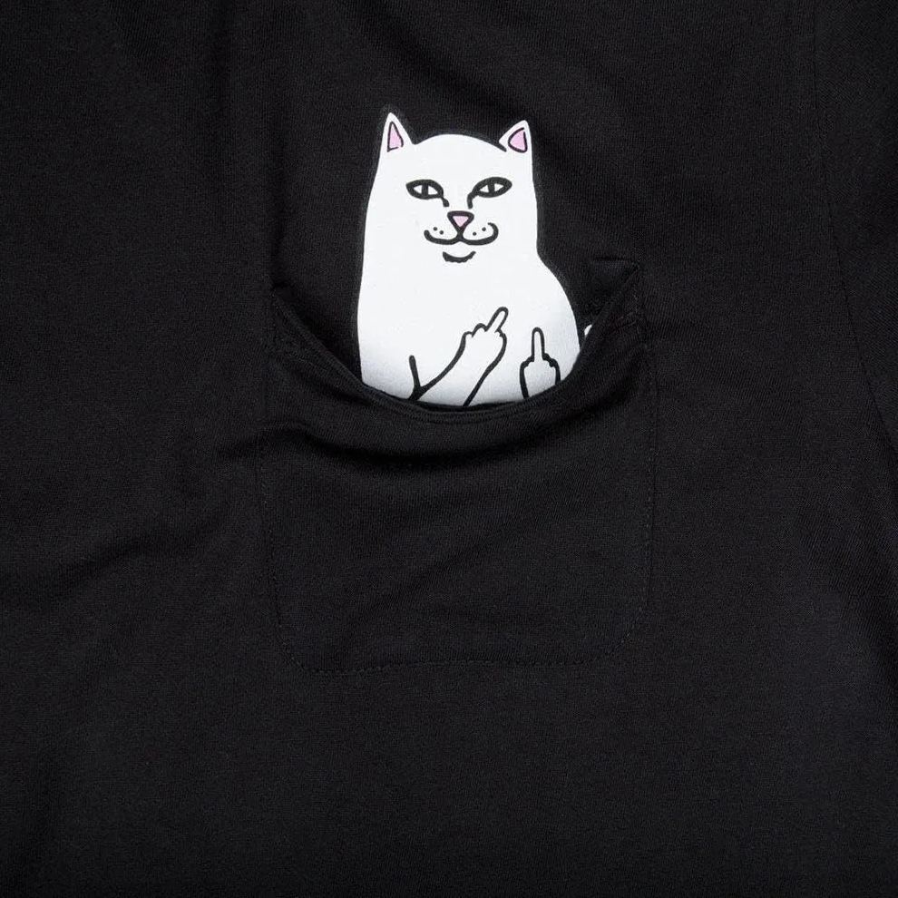 🔥50% Off🔥😾Pocket Middle Finger Cat T-Shirt🖕