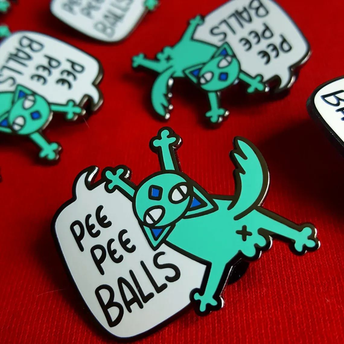 Rebellious Kitten Pin