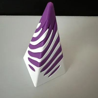 Impossible Pyramid Passthrough Sculpture