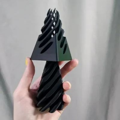Impossible Pyramid Passthrough Sculpture