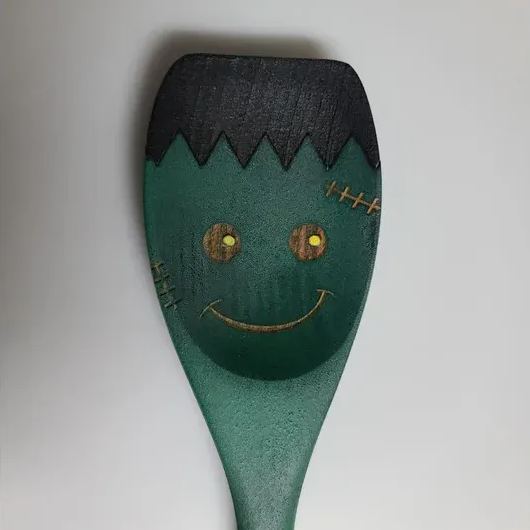 Halloween Spooky Wooden Spoon