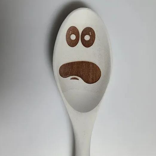 Halloween Spooky Wooden Spoon