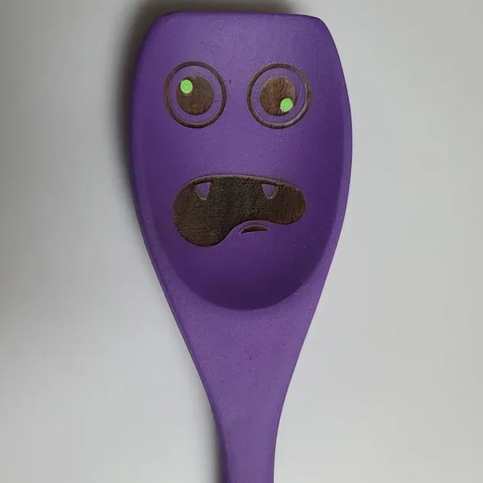 Halloween Spooky Wooden Spoon