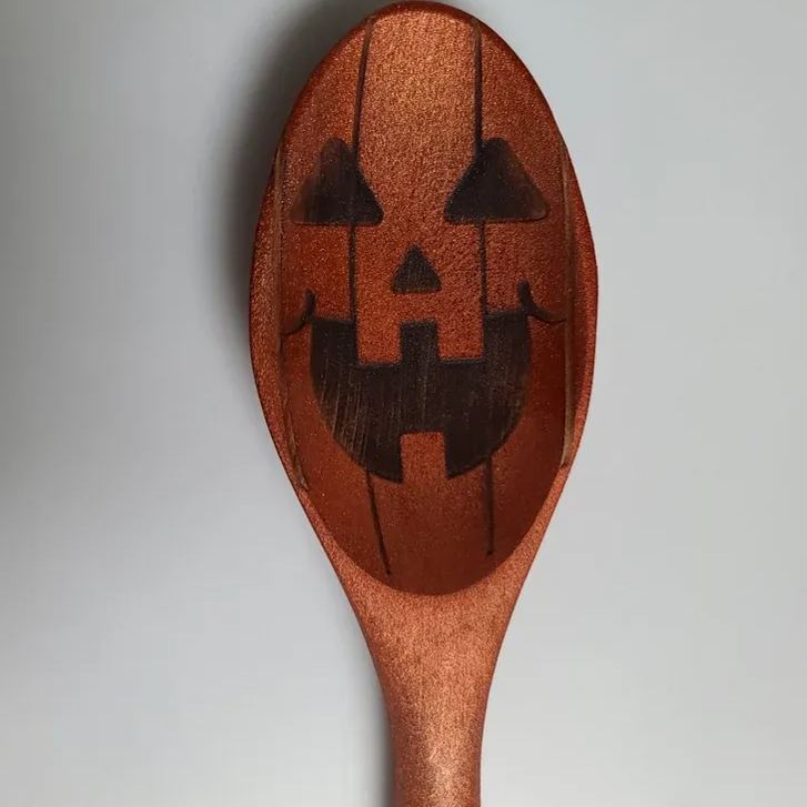 Halloween Spooky Wooden Spoon