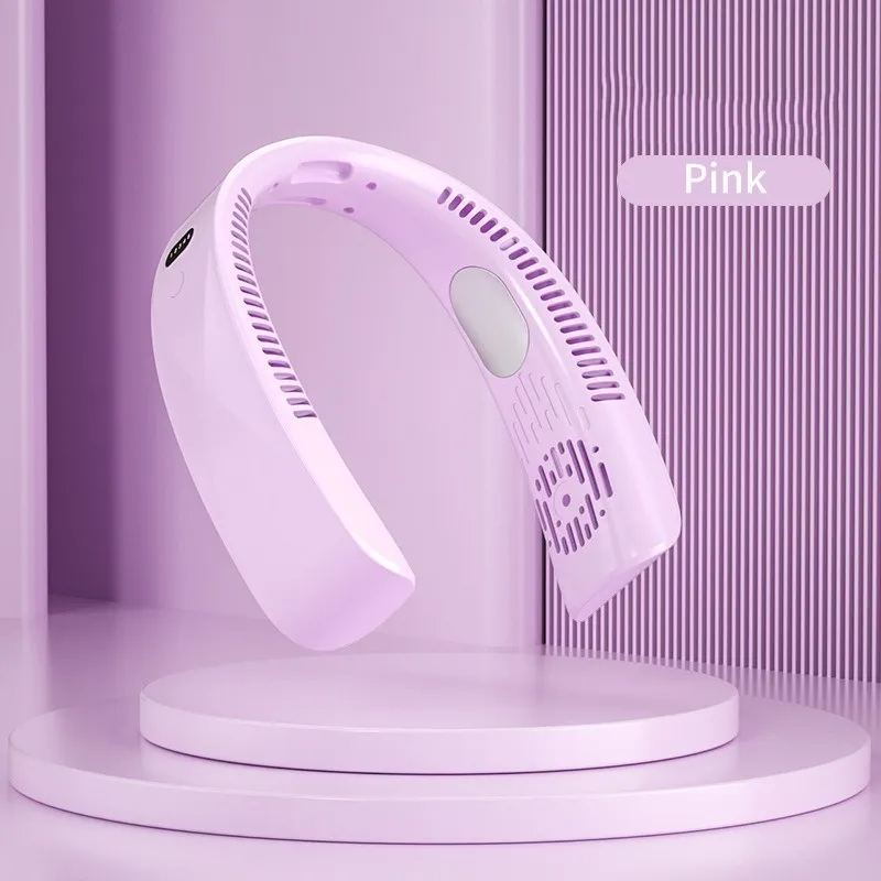 🔥50% Sale🔥TEC Ice Porcelain Cooling Portable Hanging Neck Fan❄️