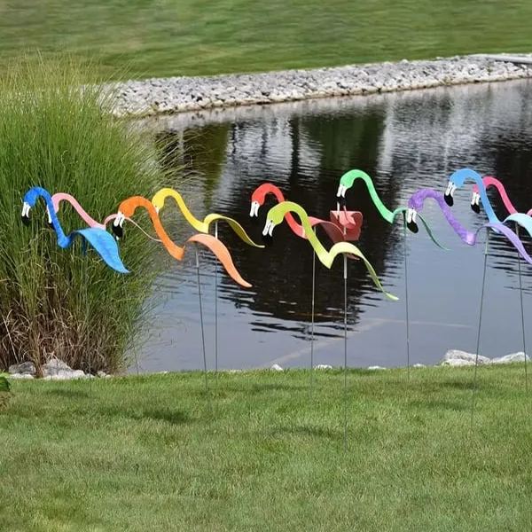 🔥50% Sale🔥🌸Garden Decoration - Swaying Flamingos💃