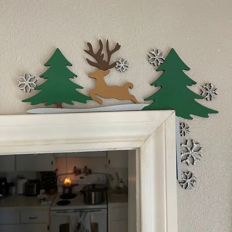 🎅Metal Christmas Door Topper