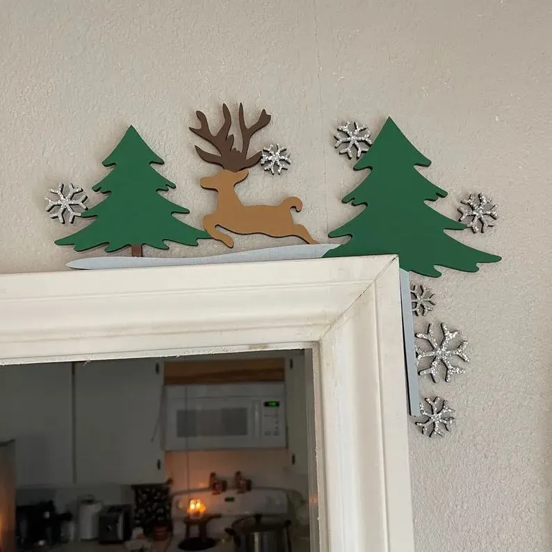 🎅Metal Christmas Door Topper