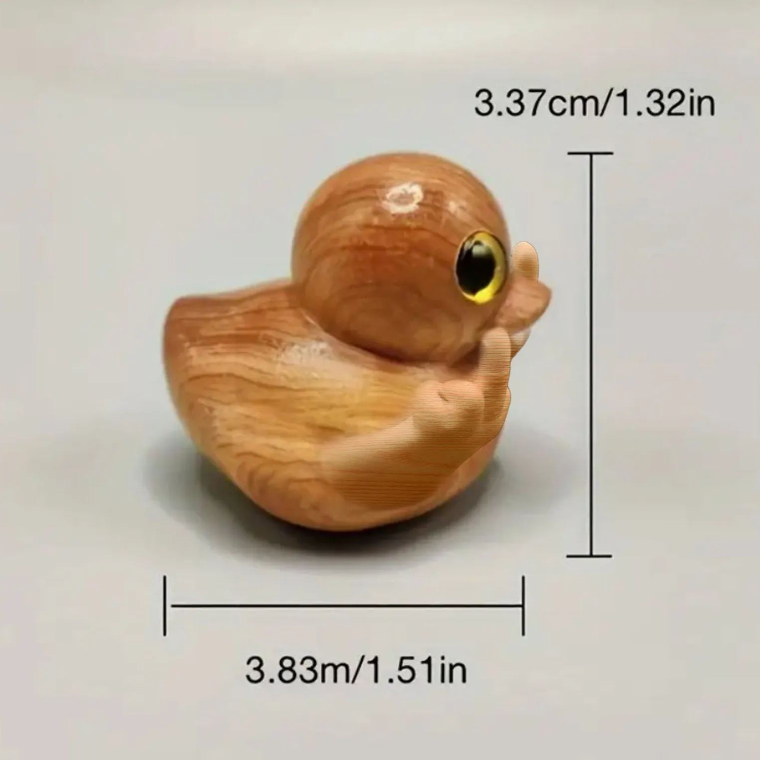 🔥Hot Sale 50%OF🔥🤣Funny Handmade Wooden Middle Finger Duck
